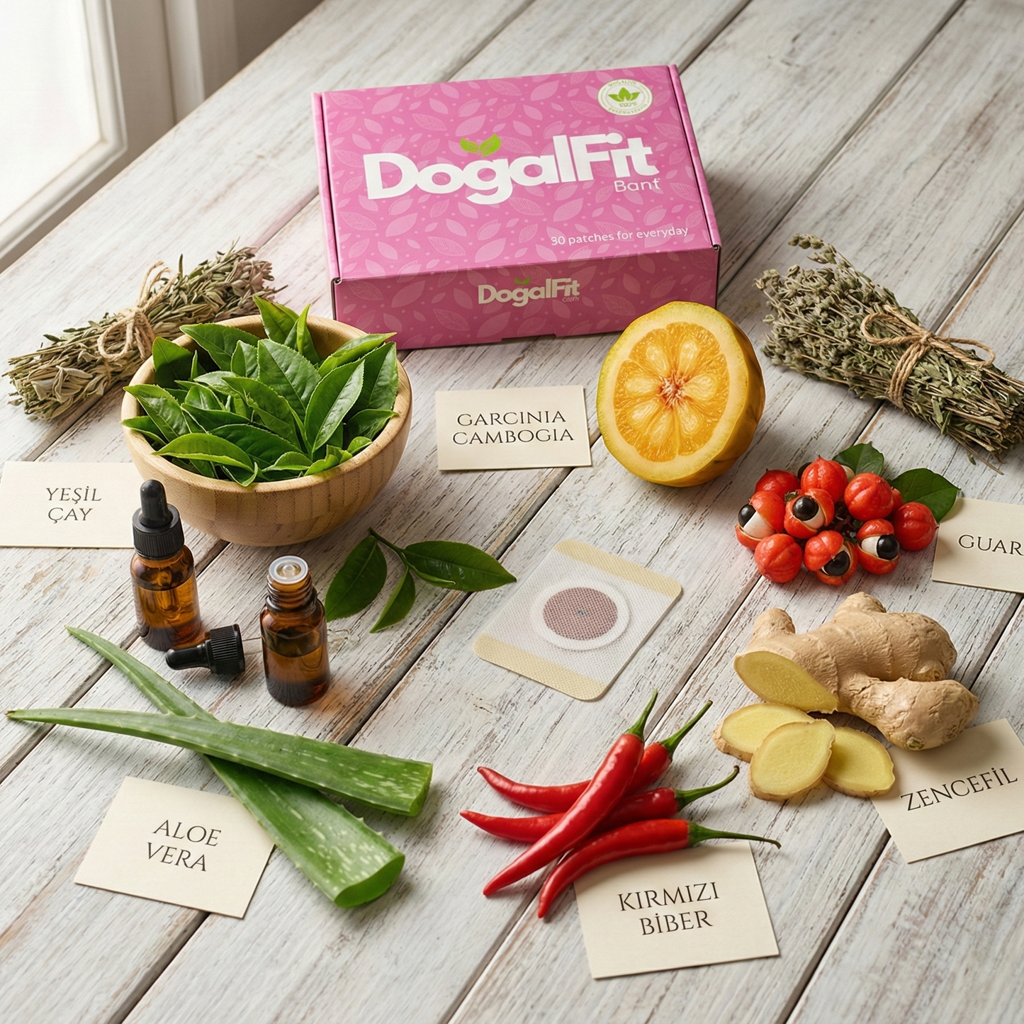 Doğalfit™ Slim Patch – Termal Aktivasyonlu Bölgesel İnce Göbek Bandı